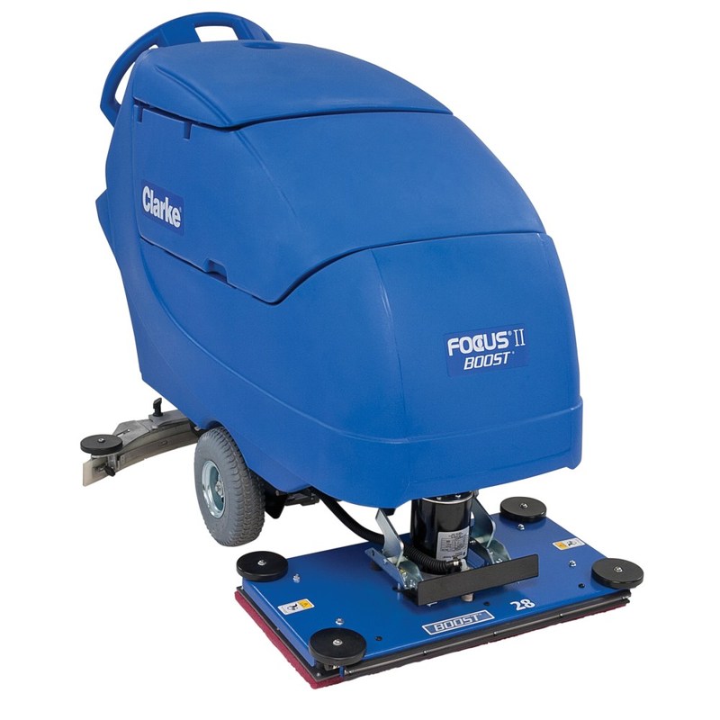 Clarke Focus II BOOST 28in Walk Behind Auto Scrubber With Onboard Chemical Mixing System MPN:05378A