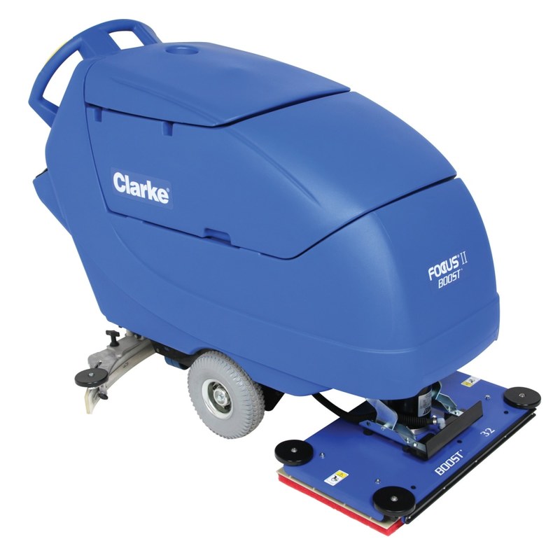 Clarke Focus II BOOST 32in Walk Behind Auto Scrubber With Onboard Chemical Mixing System MPN:05388A