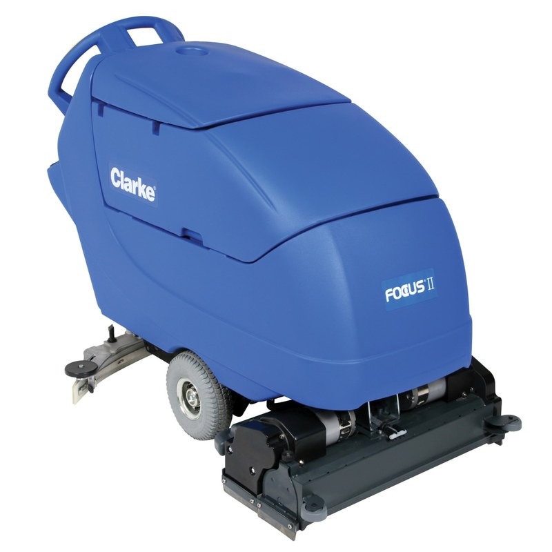 Clarke Focus II 28in Cylindrical Walk Behind Auto Scrubber With Onboard Chemical Mixing System MPN:05428A