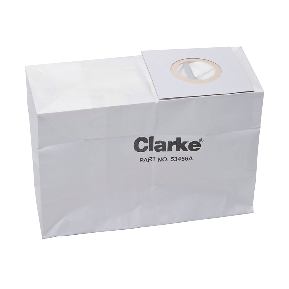 Paper Filter Bags For Clarke CarpetMaster 30in Wide-Area Upright Vacuum Cleaner, Pack Of 10 MPN:53456A