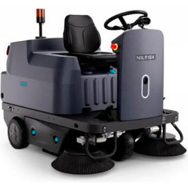 Nilfisk SW3000™ Ride-On Automatic Battery Floor Sweepers 53-1/8