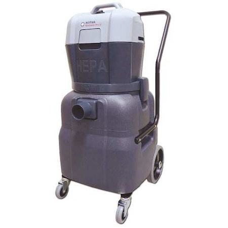 Eliminator, Shop Vacuum, 7 1/4 gal, HEPA, 130 cfm, 1 1/2 hp MPN:107412640