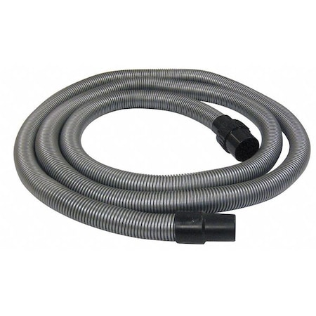 Vacuum Hose, 13 ft L, Gray, Plastic MPN:15365