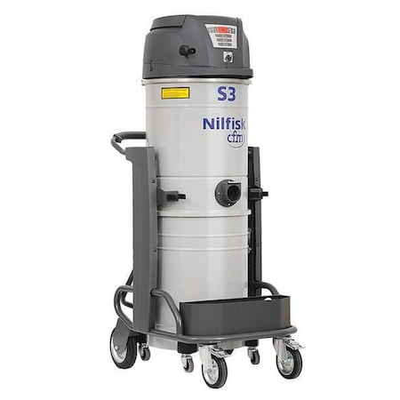 Industrial, Shop Vacuum, 13 gal, Standard, 270 cfm, 3 hp MPN:401 0300 477