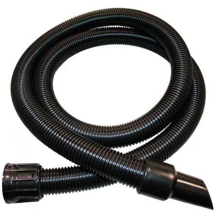 Vacuum Hose, 9 ft L, Black, Plastic MPN:5UMR9
