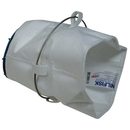 Sleeve Filter, 2 3/8 in H, Cloth MPN:61909800