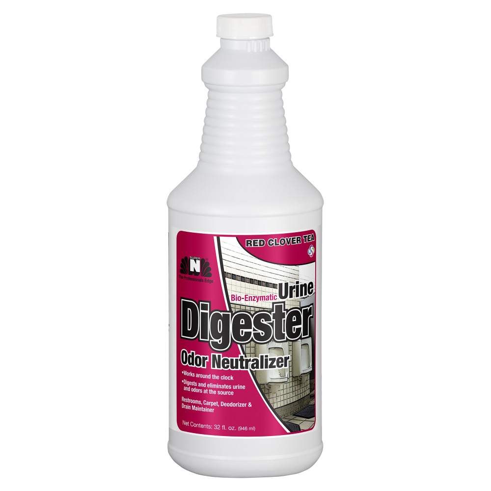 Hospeco Super N Urine Digester With Odor Neutralizers, Red Clover Tea, 1 Quart, Pack Of 6 Neutralizers MPN:32ZRC