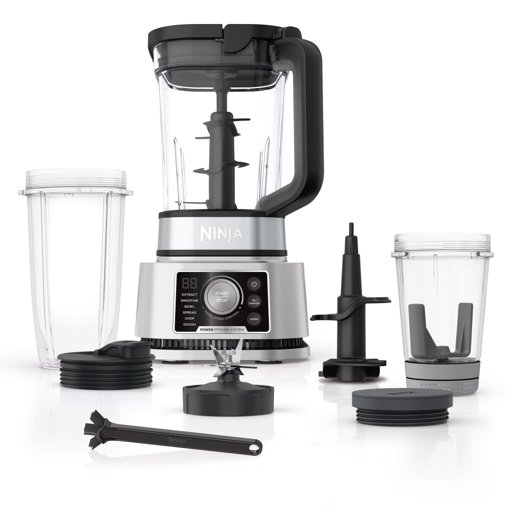 Ninja Foodi SS351 Power Blender & Processor System, 72 Oz, Sliver/Black MPN:SS351