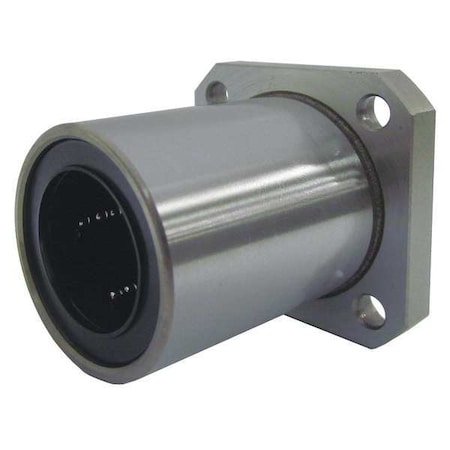 Linear Square Flange Mount Bearing, Single, 1 in Inside Dia, 2 1/4 in L MPN:SWK16GUU