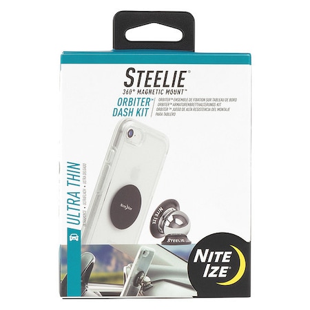 Cell Phone Car Mount Kit, Black/Silver MPN:STODK-01-R8