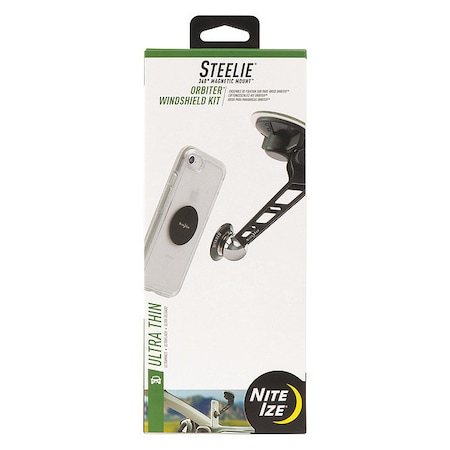 Cell Phone Car Mount Kit, Black/Silver MPN:STOWK2-01-R8