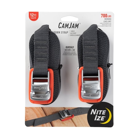 Tie Down Strap, 12 ft, 2 Pack MPN:CJWR12-09-2R6