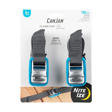 Tie Down Strap, 2 Pack, 6 ft MPN:CJWR6-09-2R6
