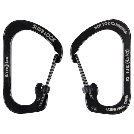Carabiner, Stainless Steel, 10 lb Limit MPN:CSL2-01-R6