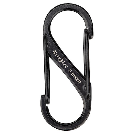 Double Gated Carabiner, 1-9/16 In., PK2 MPN:SB1-2PK-01