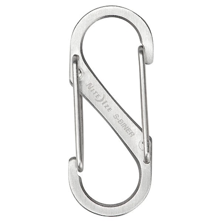 Double Gated Carabiner, 1-9/16 In., PK2 MPN:SB1-2PK-11