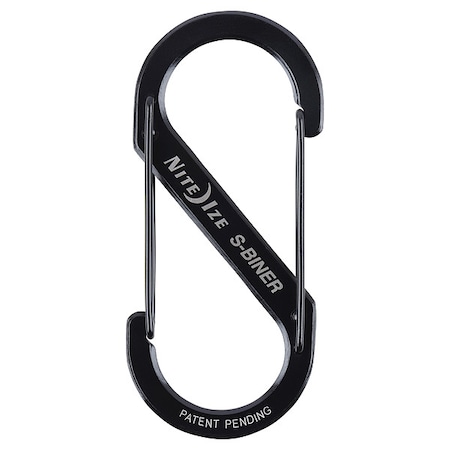 Double Gated Carabiner, 4-3/8 In., Black MPN:SB5-03-01
