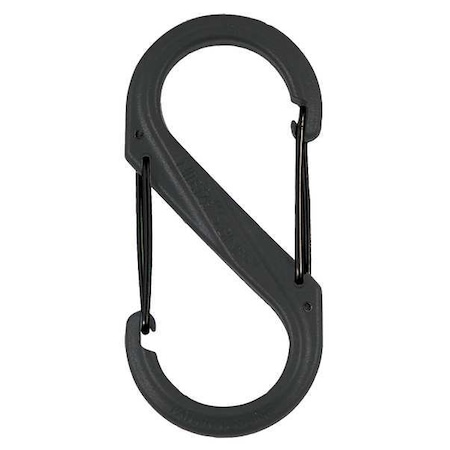 Carabiner, 1-9/53 In., Glass Filled Nylon MPN:SBP6-03-01BG