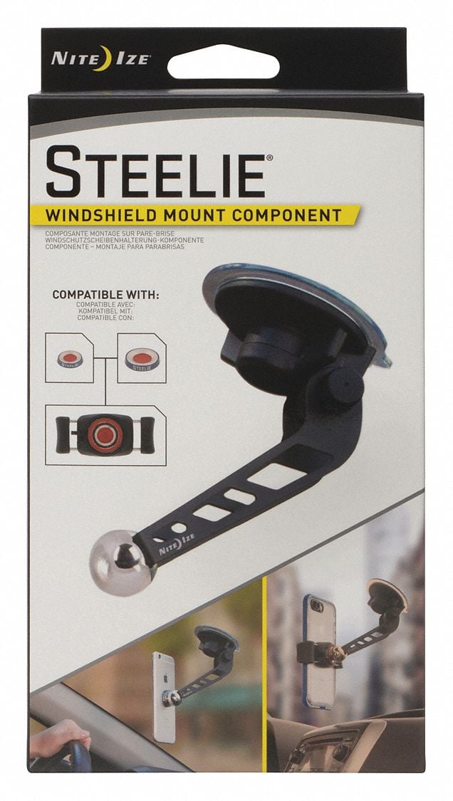 Cell Phone Windshield Mount Black MPN:STWS-01-R8