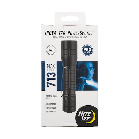 Rechargeable Focusing Flashlight MPN:T7RA-01-R8