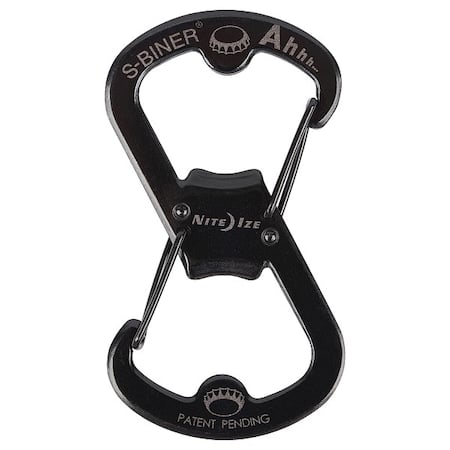 S-Biner Key Clip, Black, Stainless Steel, Key Holder, matte MPN:SBO-03-01