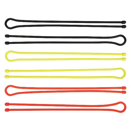 Twist Ties, Rubber, 32 in L, 3/10 in W MPN:GTPP32-A1-R8