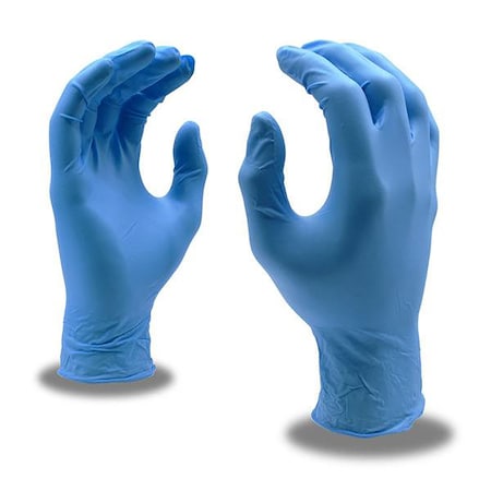 Disposable Gloves, Agility, Nitrile, 6 mil, Textured, Blue, M, 1000 PK MPN:4088M