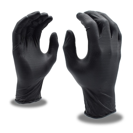 Disposable Gloves, Food Grade, Nitrile, Black, M, 1000 PK MPN:4094BM