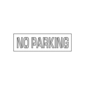 Parking Lot Stencil 24x4 - No Parking PMS42