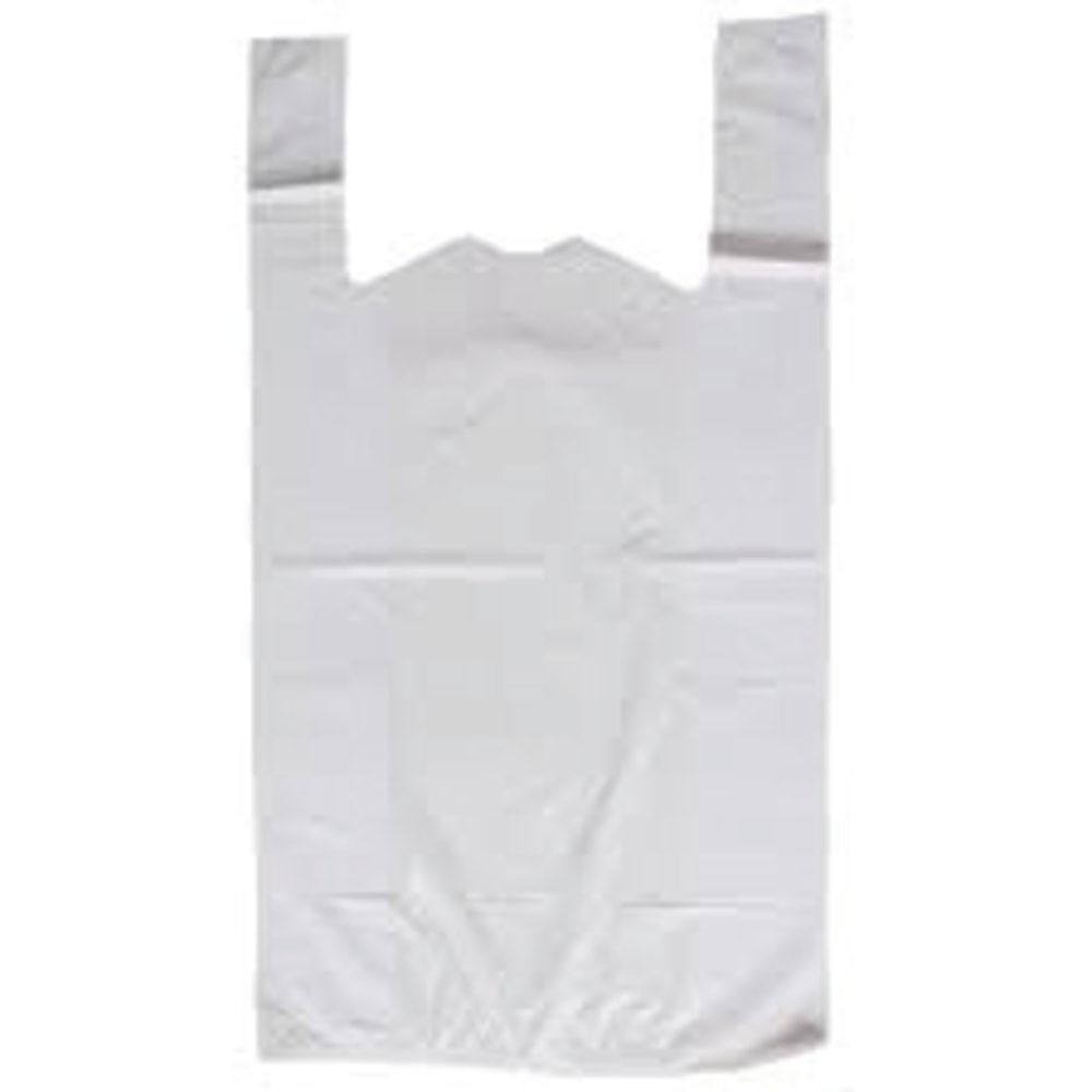 Plastic T-Shirt Bags, 10in x 5in x 19in (Min Order Qty 3) MPN:TSHIRT10