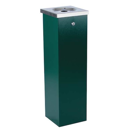 Cigarette Receptacle, Green, 1.75 gal MPN:FLT03