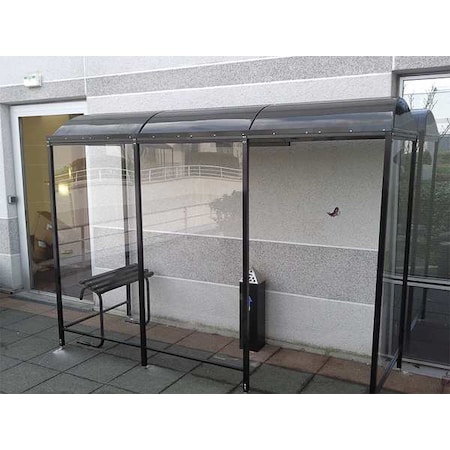Smoking Shelter - 3-Sided MPN:NBS0412BW