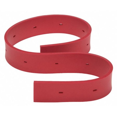 Front Squeegee Blade, 23 5/8 in W, Red MPN:4037512