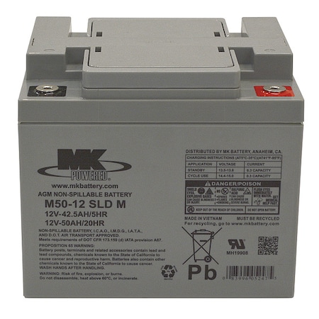 Sweeper Battery, Fits Vacuum Models 1251268 MPN:4032738