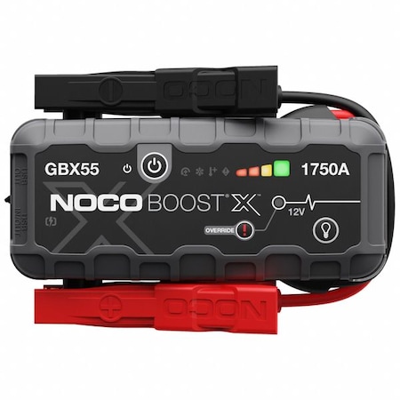 Jump Starter, 1750 A Input, 2 ft L Cable MPN:GBX55
