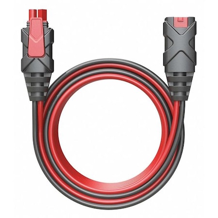 Fused Extension Lead, 16 ga, Black; Red MPN:GC004