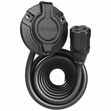 AC Port Plug, 12 ft L, Black MPN:GCP1EX