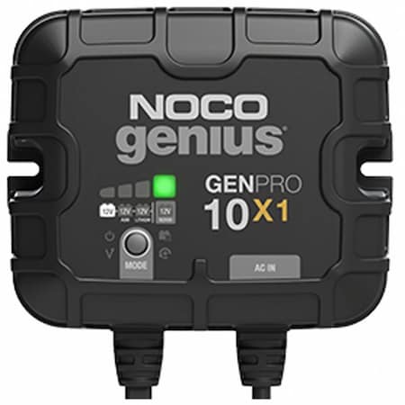 Battery Charger, 10 A Input, 6 ft L Cable MPN:GENPRO10X1