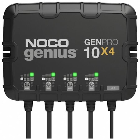 Battery Charger, 40 A Input, 6 ft L Cable MPN:GENPRO10X4