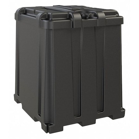 Battery Box, Closure Type Lock-Down Knobs MPN:HM462