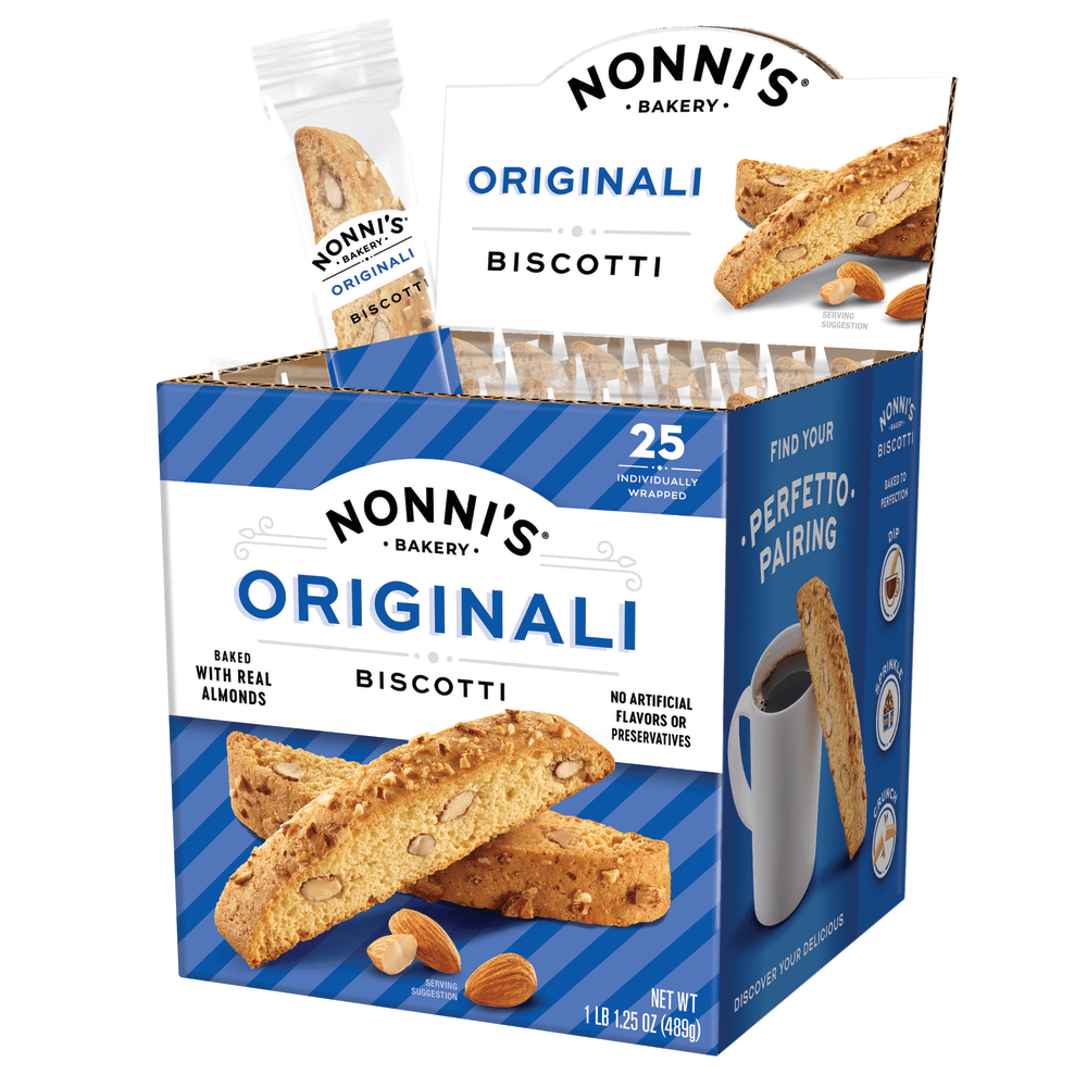 Nonnis Originali Biscotti Cookie Box, Box Of 25 Biscotti MPN:197917