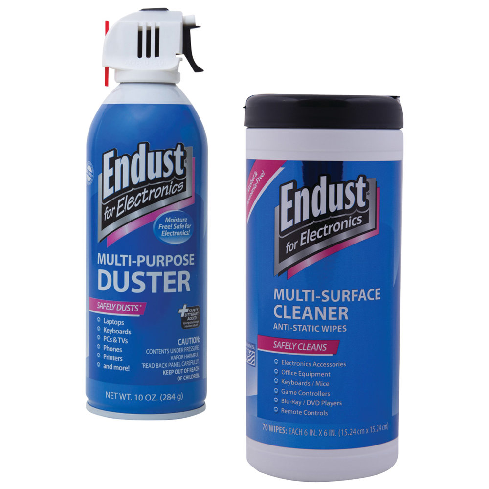 Endust For Electronics 2-Piece Multipurpose Cleaning Kit, 20 Oz MPN:NOZAS70KIT