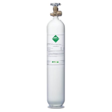 Calibration Gas, Carbon Monoxide, Hydrogen Sulfide, Oxygen, Pentane, 58 L, C-10 Connection MPN:Z105325PM58