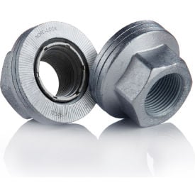Wedge Locking Wheel Nut - M22 x 1.5 - Carbon Steel - Zinc Flake Coated - Pkg of 20 - Nord-Lock 2638 2638