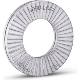 Nord-Lock 1208 Wedge Locking Washer - Carbon Steel - Delta Protekt - M3.5 (#6) Large O.D.-Pkg of 200 1208