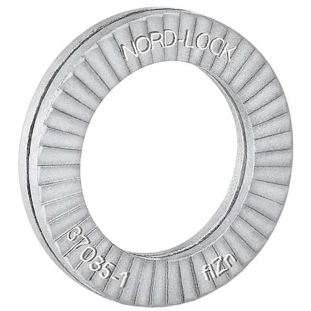 Wedge Lock Washer, For Screw Size 3/4 in Steel, Advanced Corrosion Resistance Finish, 100 PK MPN:2150