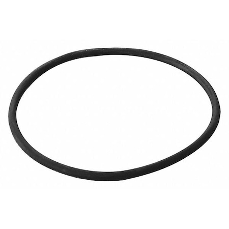 Round Duct O-Ring, 9 in Duct Dia, Rubber, 9 in W, 1