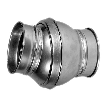 Round Ball Joint, 6 in Duct Dia, Galvanized Steel, 20 ga GA, 11-3/4