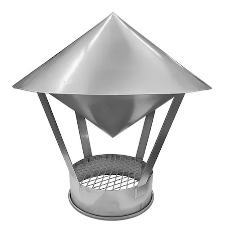 Weather Cap, Stainless Steel, 18 ga Thick MPN:8010007076