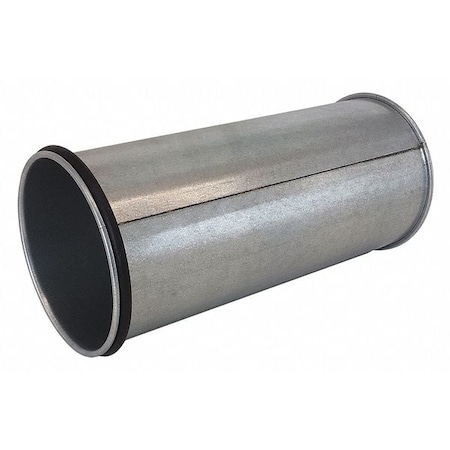 Round Adjustable Nipple, 16 in Duct Dia, 304 Stainless Steel, 20 ga GA, 16 in W, 10-5/8